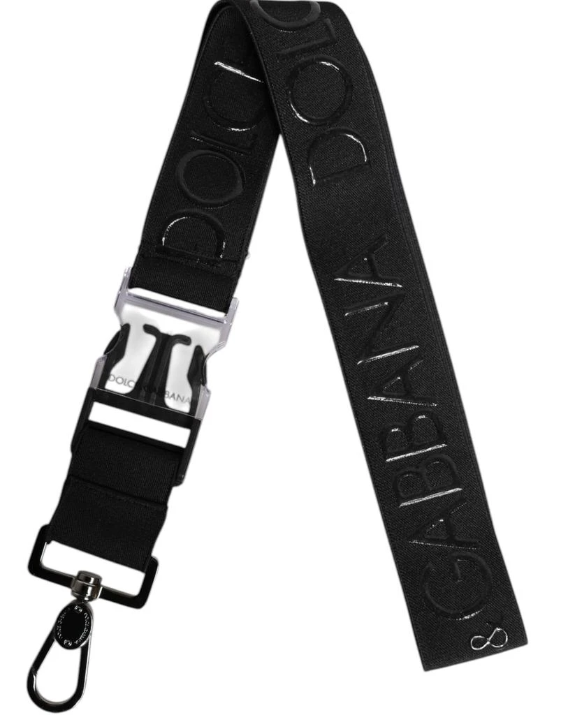 Dolce 
Gabbana Stretch Polyester Rubberised DG Logo Men
s Keychain