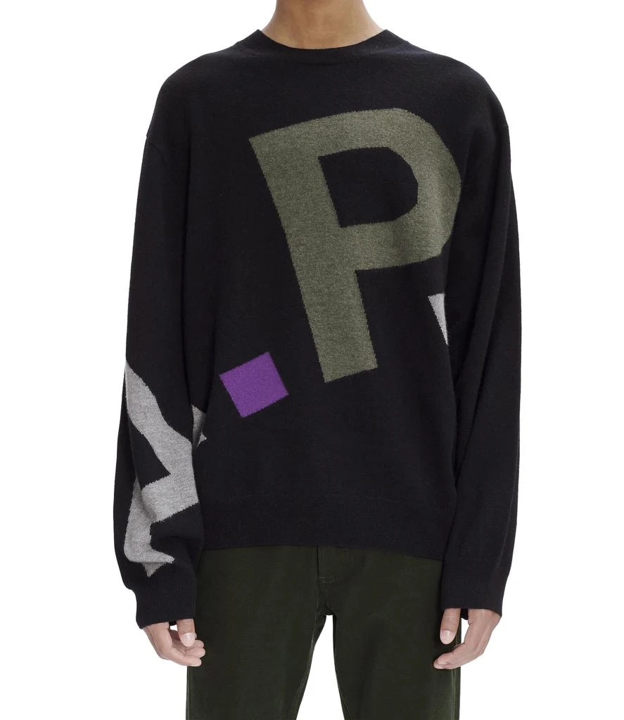 A.P.C. Logo All Over sweater 4