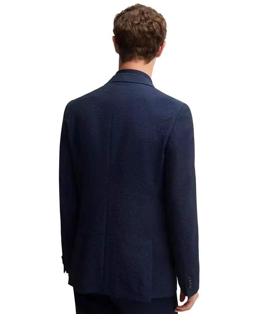 Hugo Boss Men's 2 Piece Performance-Stretch Seersucker Suit 5