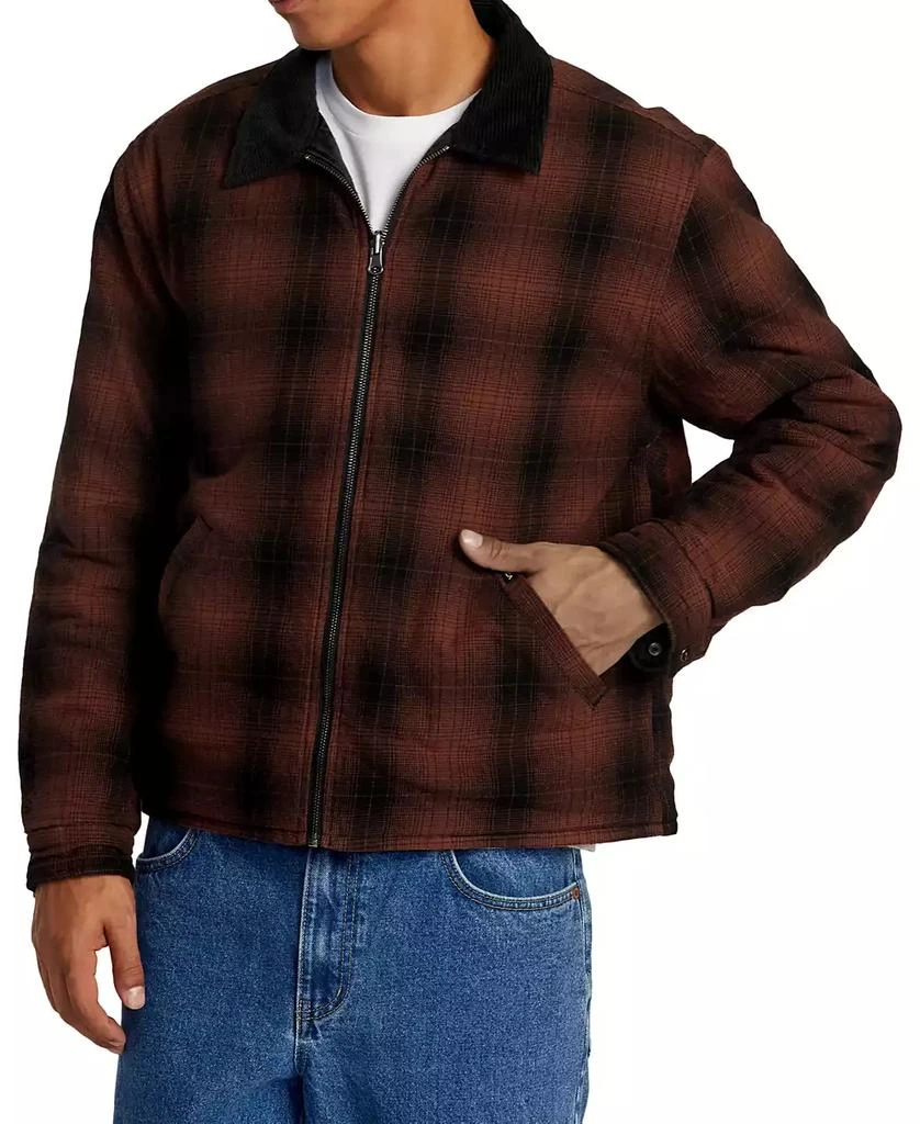 RVCA Men's Dayshift Reversible Flannel Long Sleeve Jacket 2