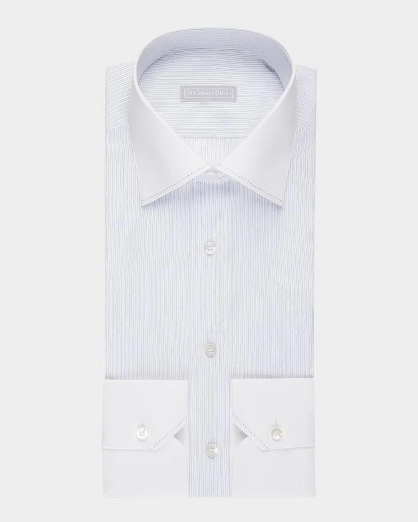 Stefano Ricci Men's Cotton Micro-Stripe Dress Shirt 1