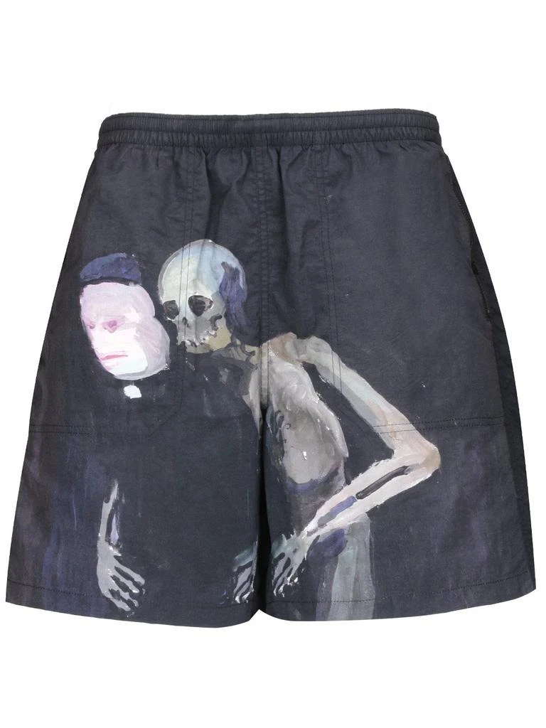 UNDERCOVER Undercover X Helen Verhoeven Painterly Printed Shorts 1