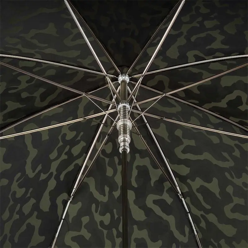 PASOTTI Pasotti Camouflage Print Luxury Umbrella with Crocodile Handle 5