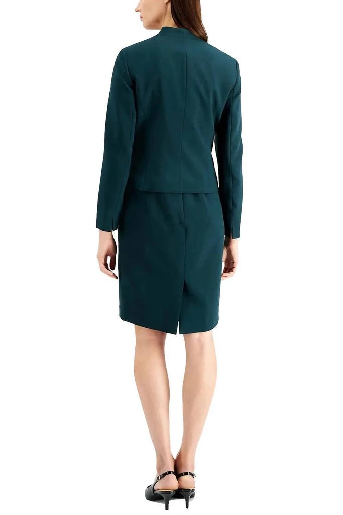 Le Suit Le Suit - Crepe Dress With Seamed Cropped Jacket Set 2