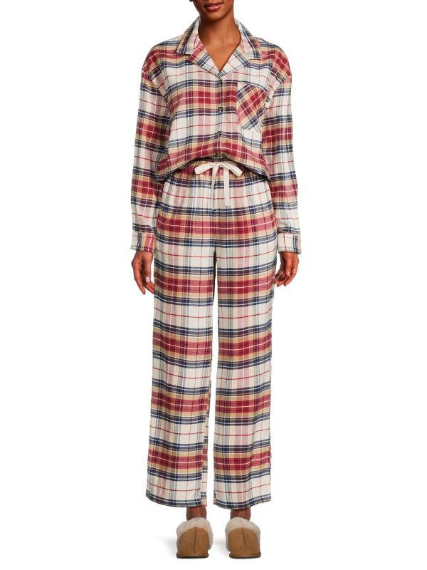 Martha Stewart Plaid Pajama Set 1