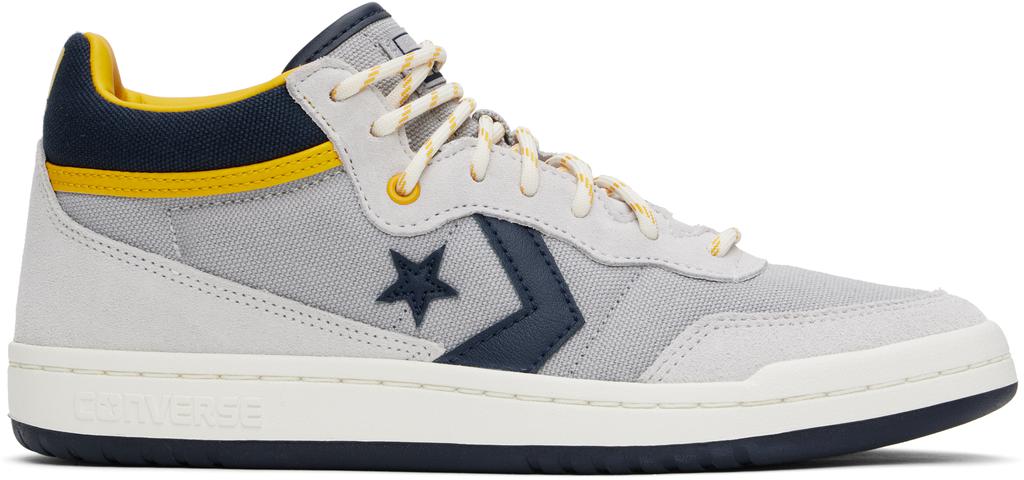 Converse Gray CONS Fastbreak Pro Suede & Canvas Sneakers