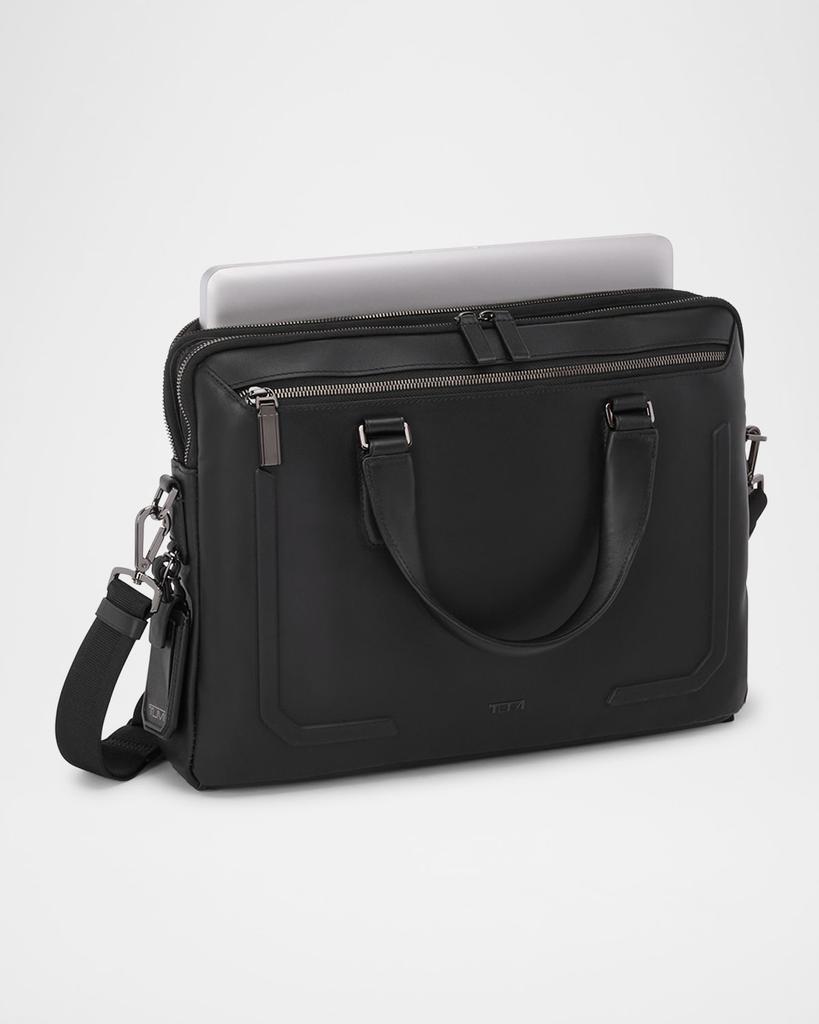 Tumi Harrison Sycamore Slim Leather Briefcase