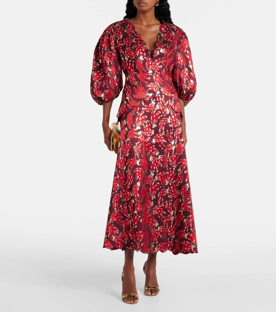 Shop Bossa Banana Jacquard Midi Dress In Burgundy on Sale at BeyondStyle   Get 49% Off Bossa Banana Jacquard Midi Dress In Burgundy with Limited-Time  Flash Deals, Exclusive Discounts, and Special Offers.
