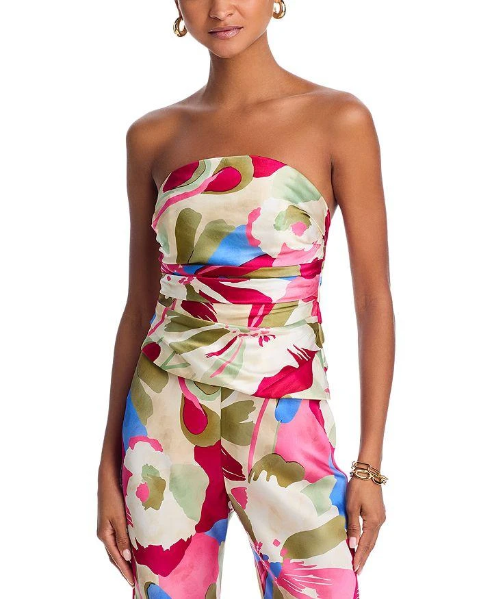 Cult Gaia Krisha Gathered Strapless Top 1