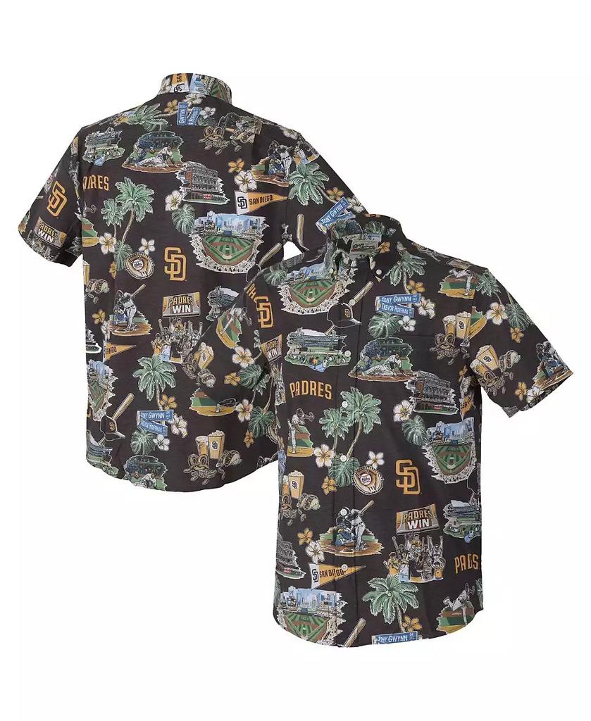 Reyn Spooner Men's Brown San Diego Padres Scenic Tri-Blend Performance Button-Up Shirt