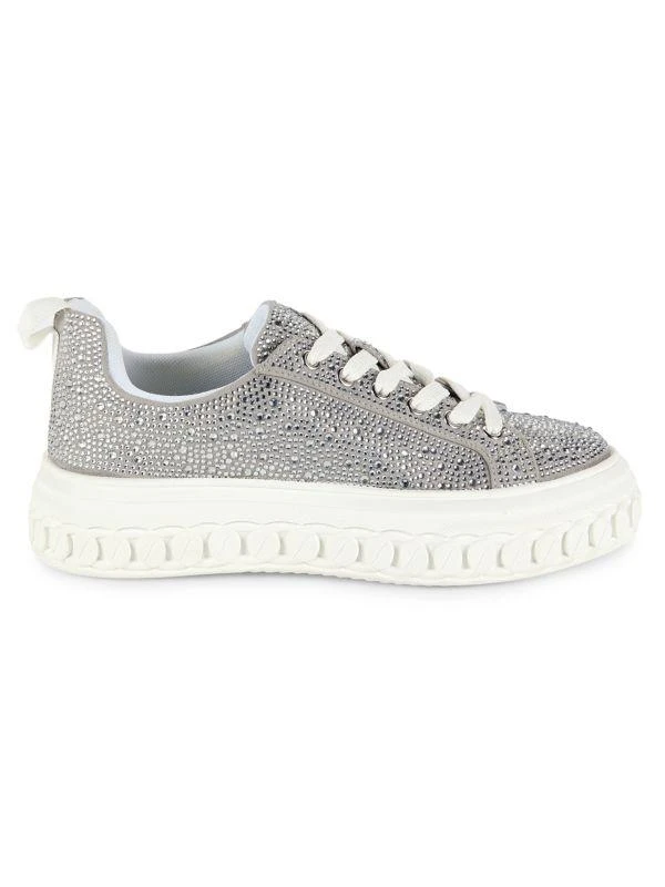 BCBG Riso Crystal Embellished Low Top Sneakers 1