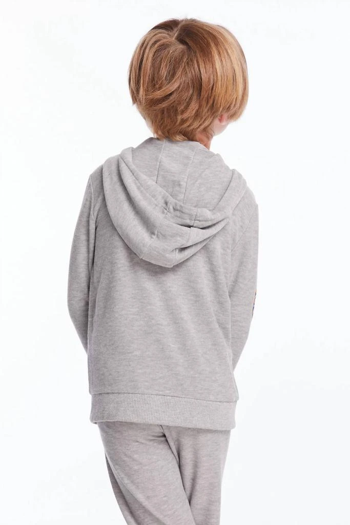 Chaser Chaser - Ski Patrol Patches Boys Zip Up Hoodie and sweatpants set 2