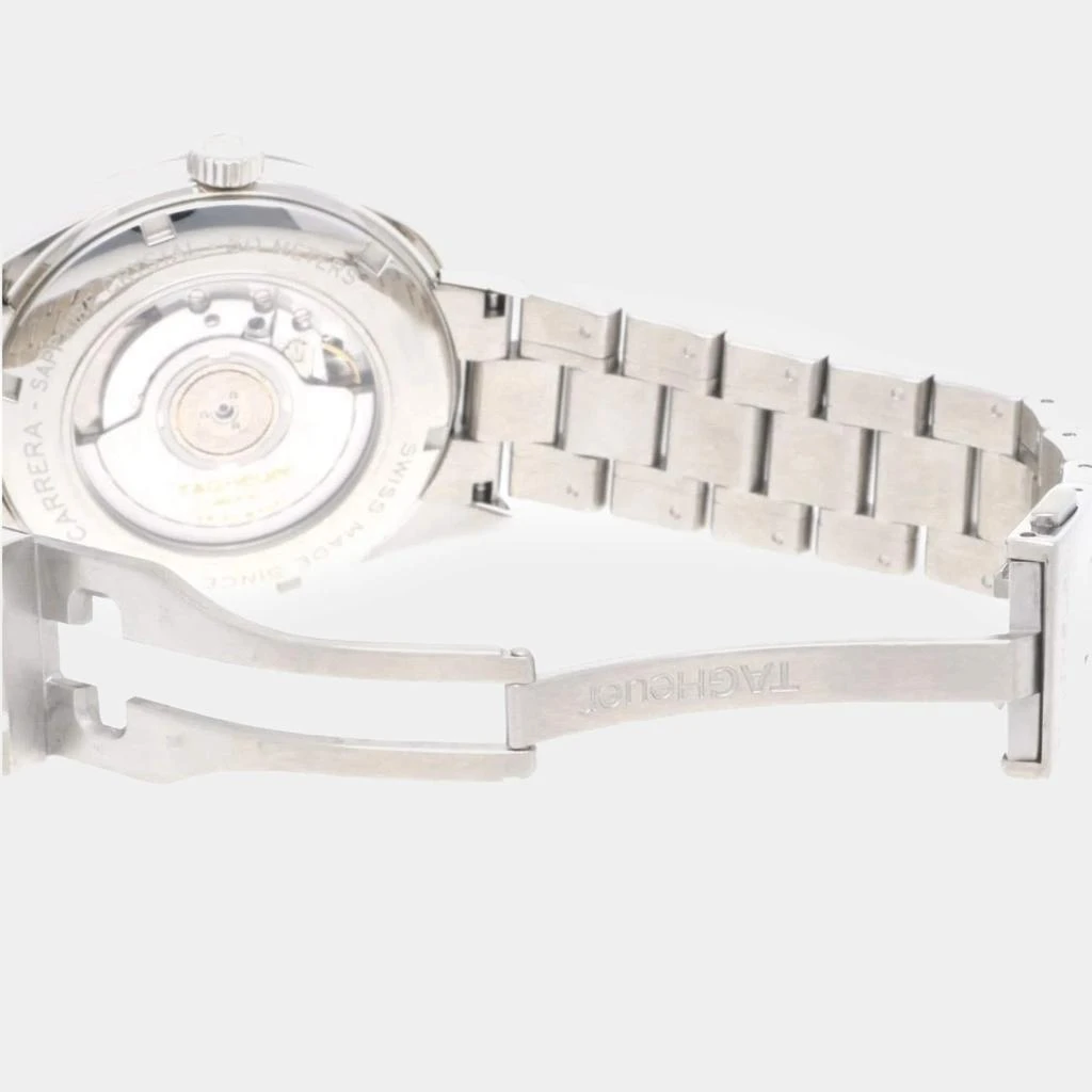 TAG Heuer Tag Heuer White Stainless Steel Carrera .Automatic Men's Wristwatch 38.5 mm 9