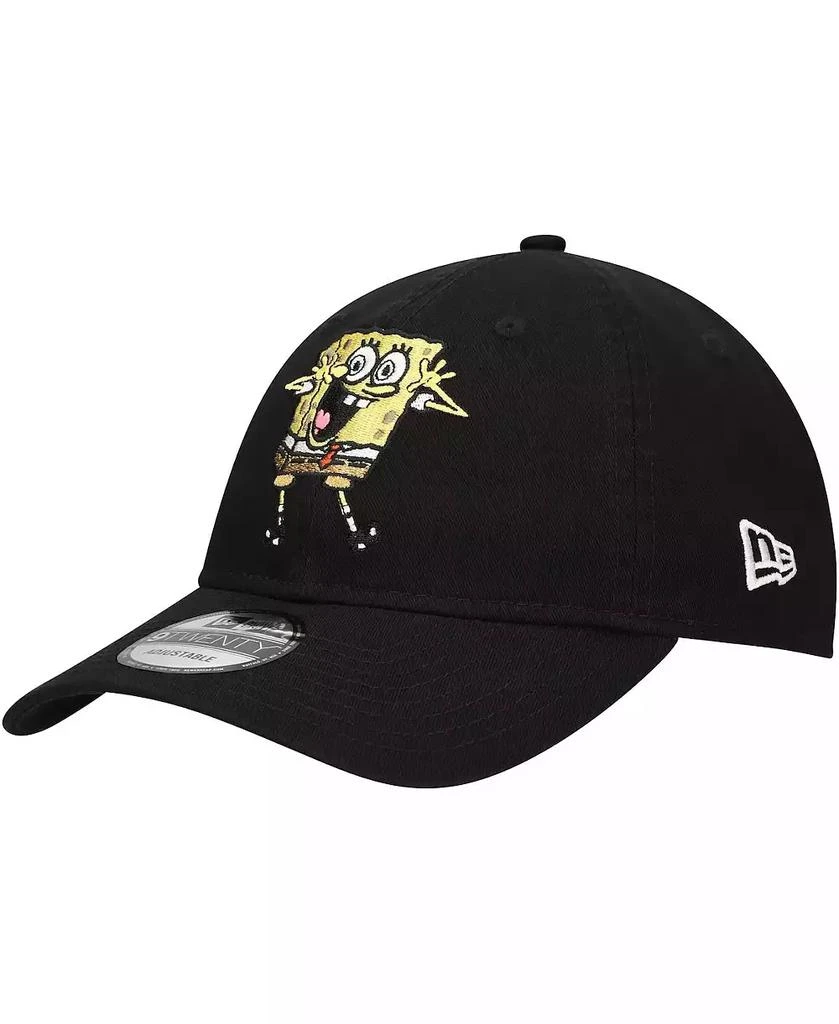 New Era Men's Black SpongeBob SquarePants 9TWENTY Adjustable Hat 1