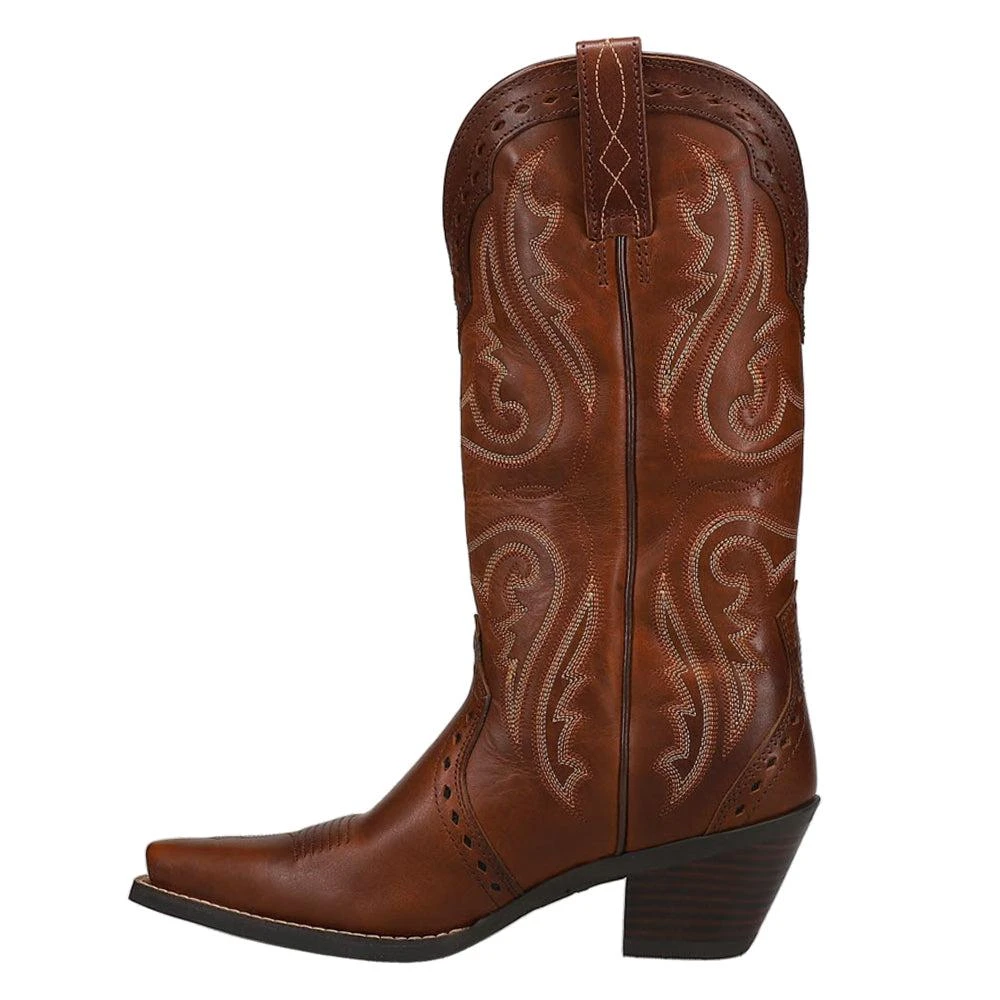 Ariat Heritage Embroidery Snip Toe Cowboy Boots 3