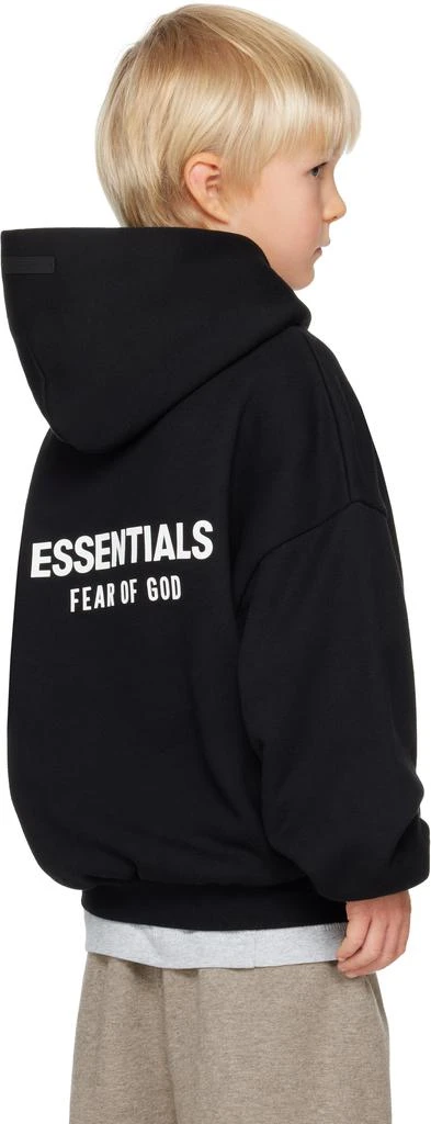 Essentials Kids Black Fleece Hoodie 3