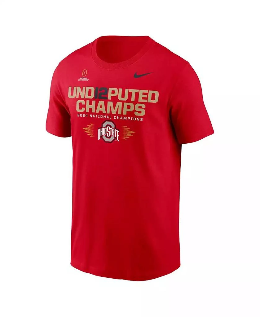 NIKE Men's Scarlet Ohio State Buckeyes College Football Playoff 2024 National Champions UND12PUTED T-Shirt 3