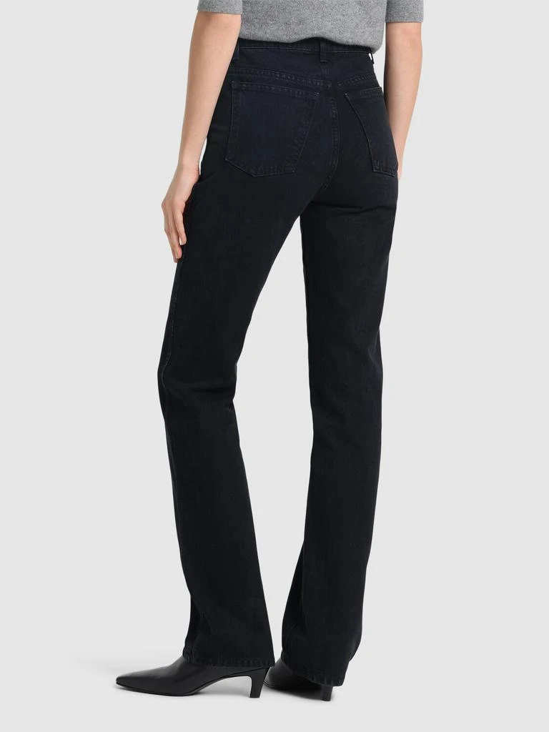 Khaite Danielle High Rise Straight Jeans 2