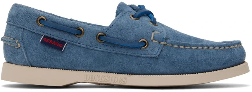 SEBAGO Indigo Portland Suede Loafers 1