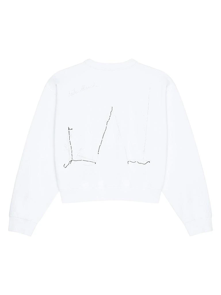 Givenchy Sweatshirt in Fleece with Trompe L
ſil Pattern 2