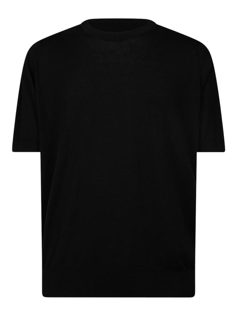 JOHN SMEDLEY Belden knitted cotton T-shirt - T-Shirts