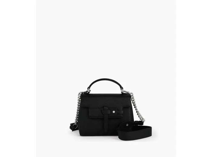 le tanneur Petit sac à main à rabat Sabrina en cuir grain croisé 1