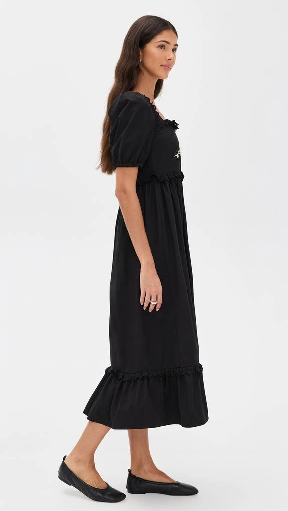 Another Girl Embroidered Puff Sleeve Maxi Dress 3
