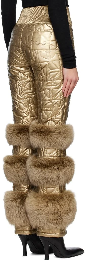 Moose Knuckles Gold Telfar Edition Quilted Bomber Trousers 3