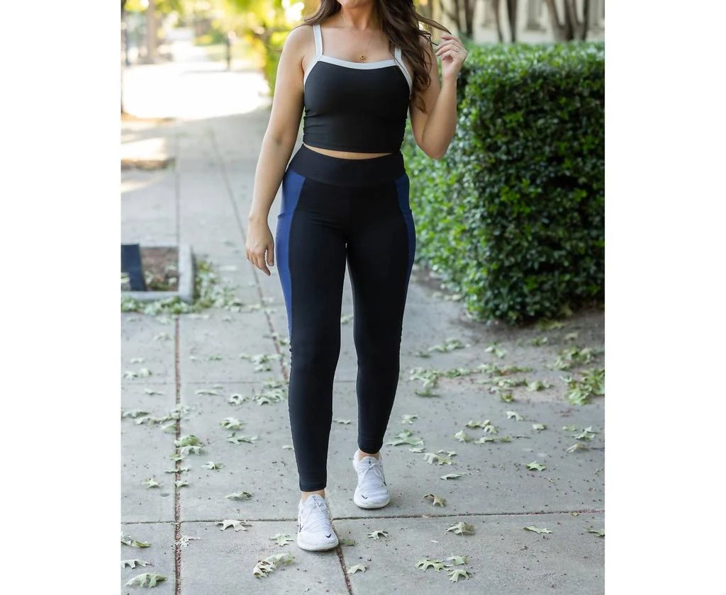 Julia Rose Julia Rose - Billie Panel Full Length Leggings