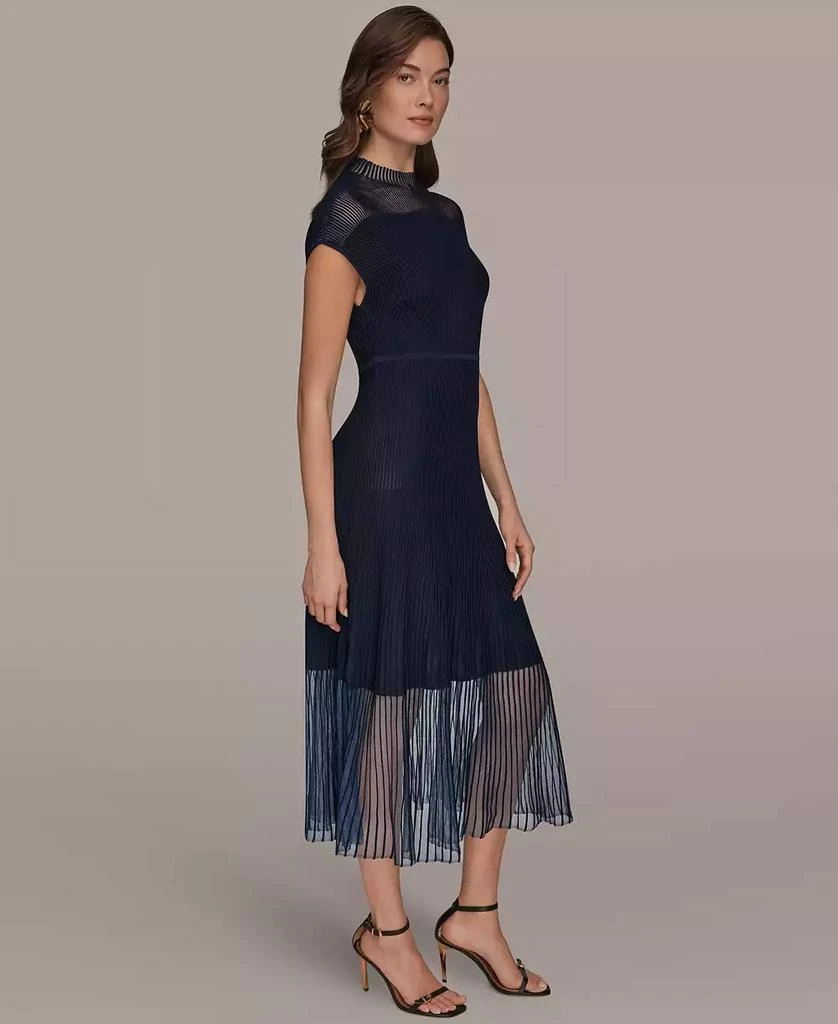 Donna Karan Women
s Mock Neck Midi Dress 4