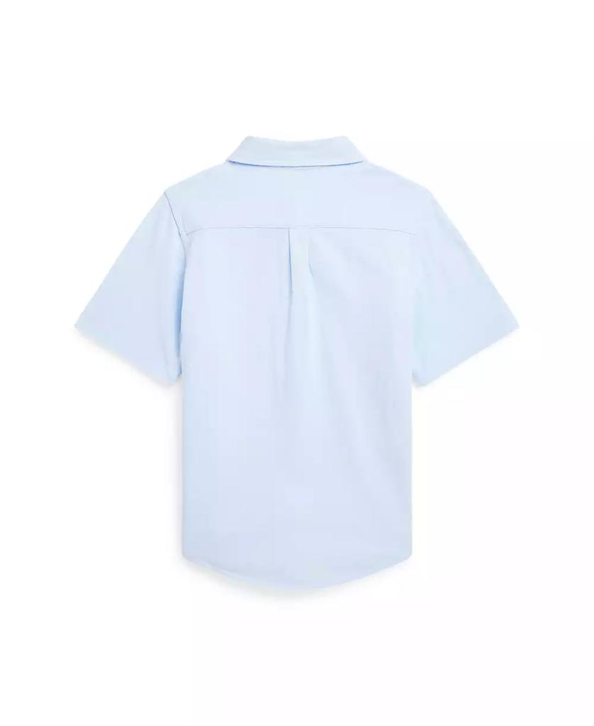 Ralph Lauren Big Boys Knit Oxford Short-Sleeve Shirt