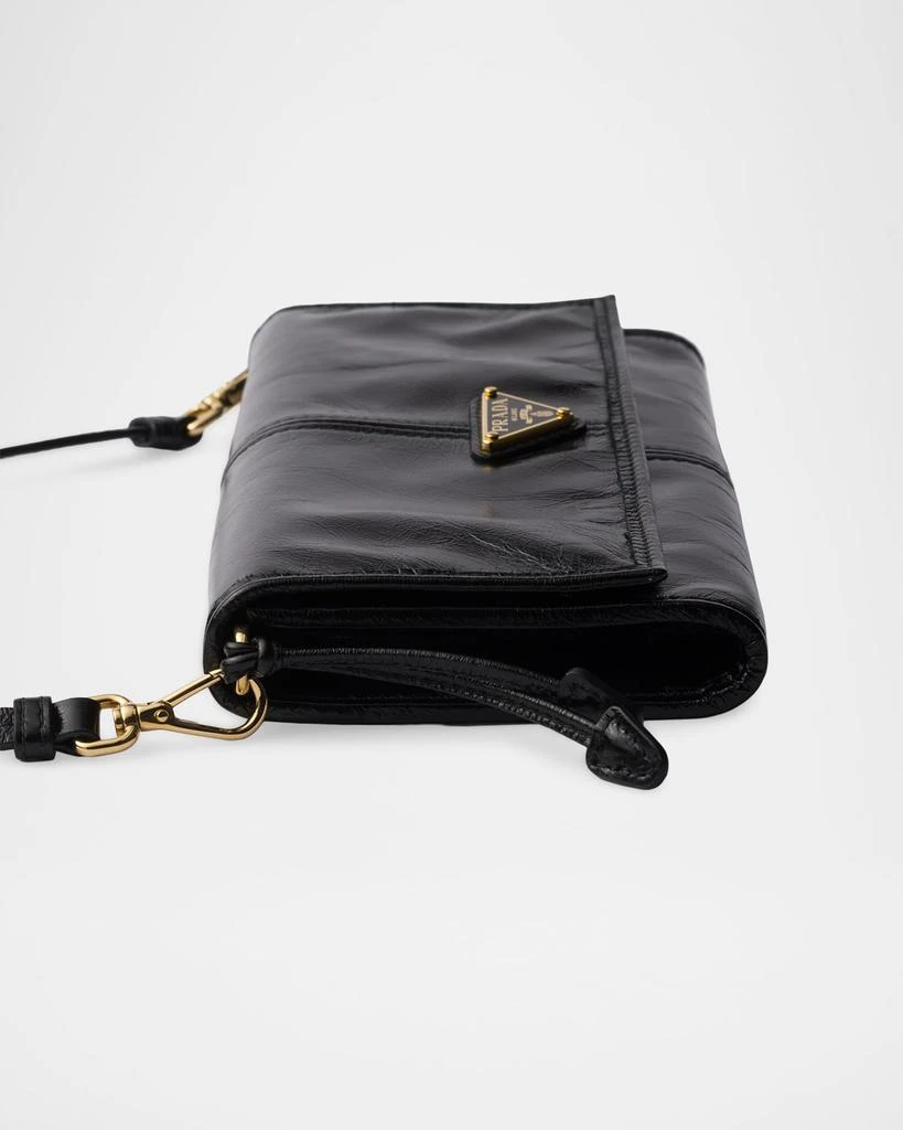 Prada Leather Wallet with Shoulder Strap 4