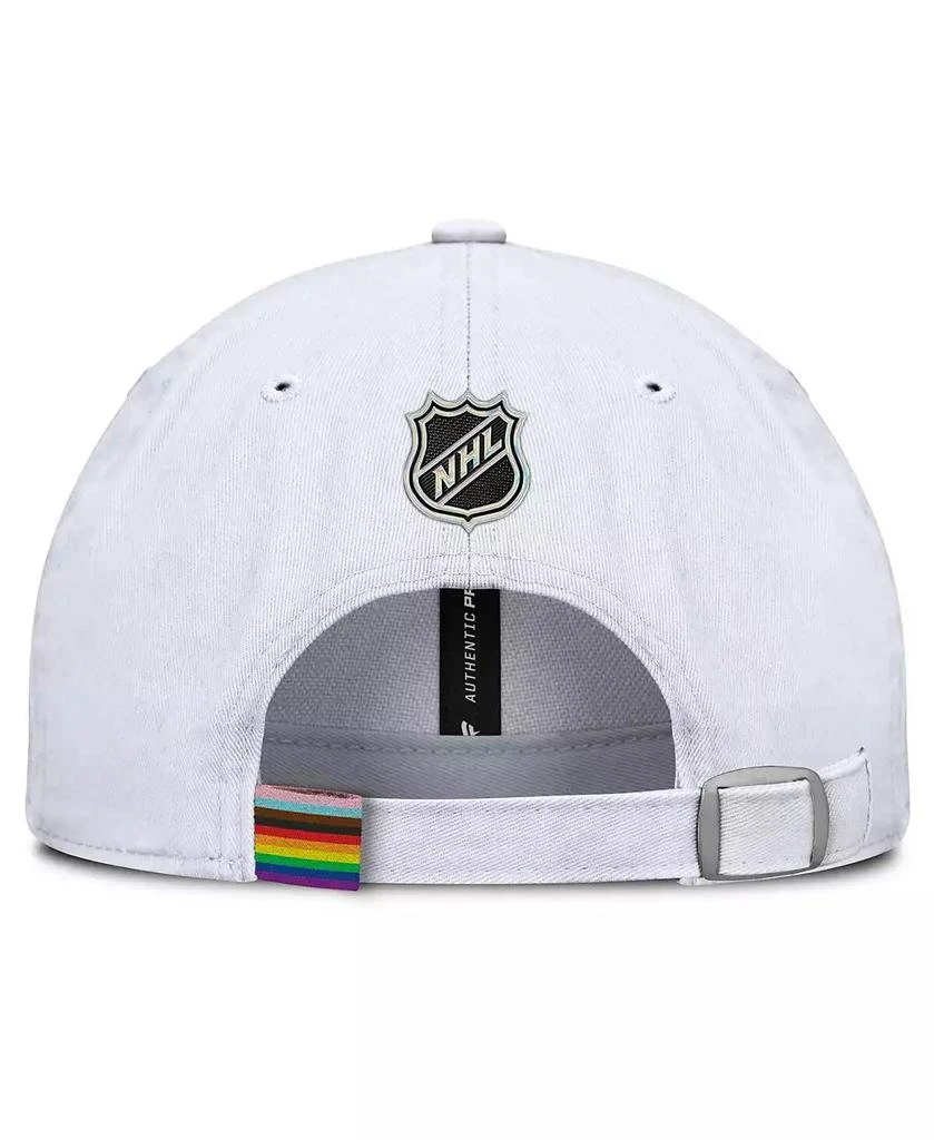 Fanatics Men's White Washington Capitals PRIDE Adjustable Hat 4