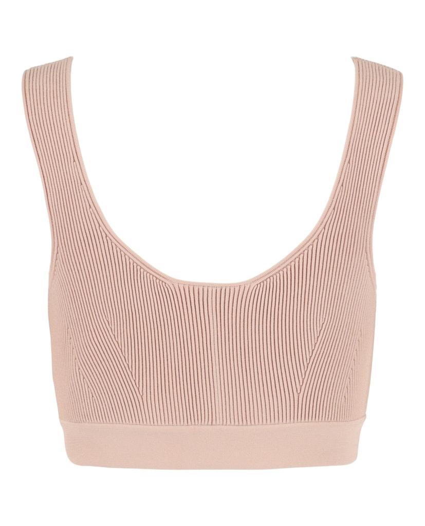 Alexander McQueen Ottoman Knit Bra Top