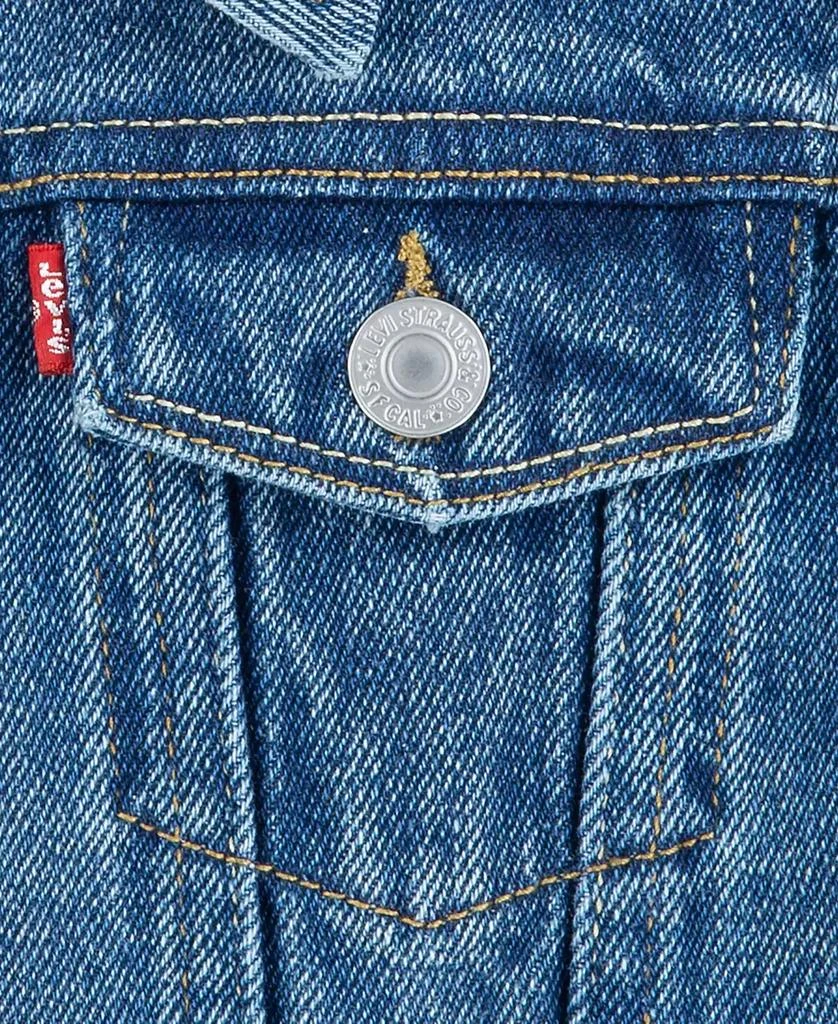 Levi's Big Girls Stylish Collared Denim Trucker Jacket 8