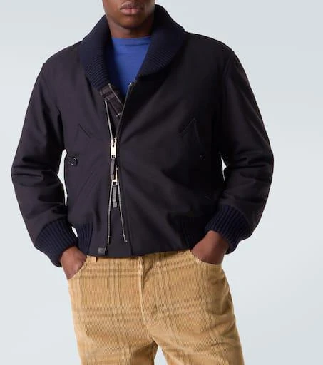 Burberry Wool-blend bomber jacket 5