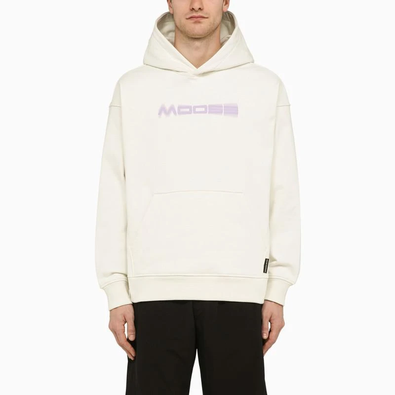 Moose Knuckles Damien hoodie white 1