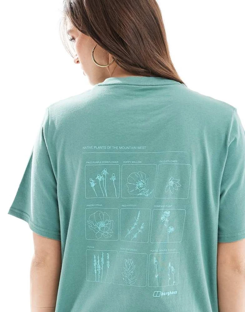 Berghaus Berghaus T-shirt mount botany short sleeve t-shirt in light terrain 4
