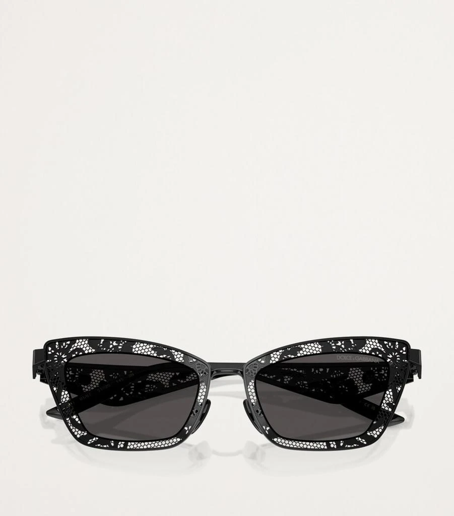 Dolce & Gabbana Steel Cat Eye Sunglasses 5