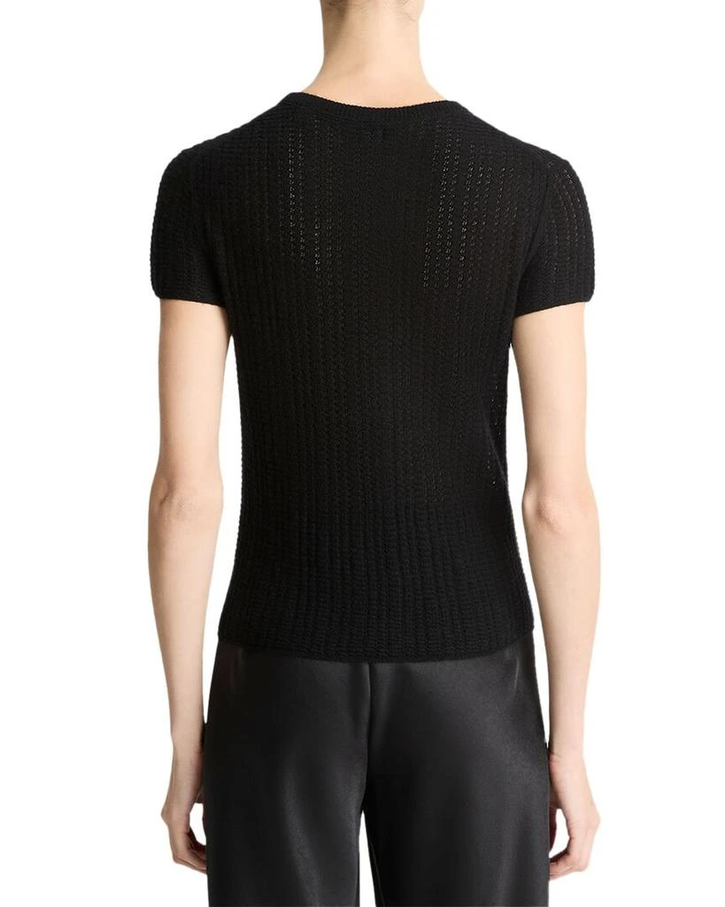 Vince Waffle Knit Cashmere & Silk-Blend Henley 2