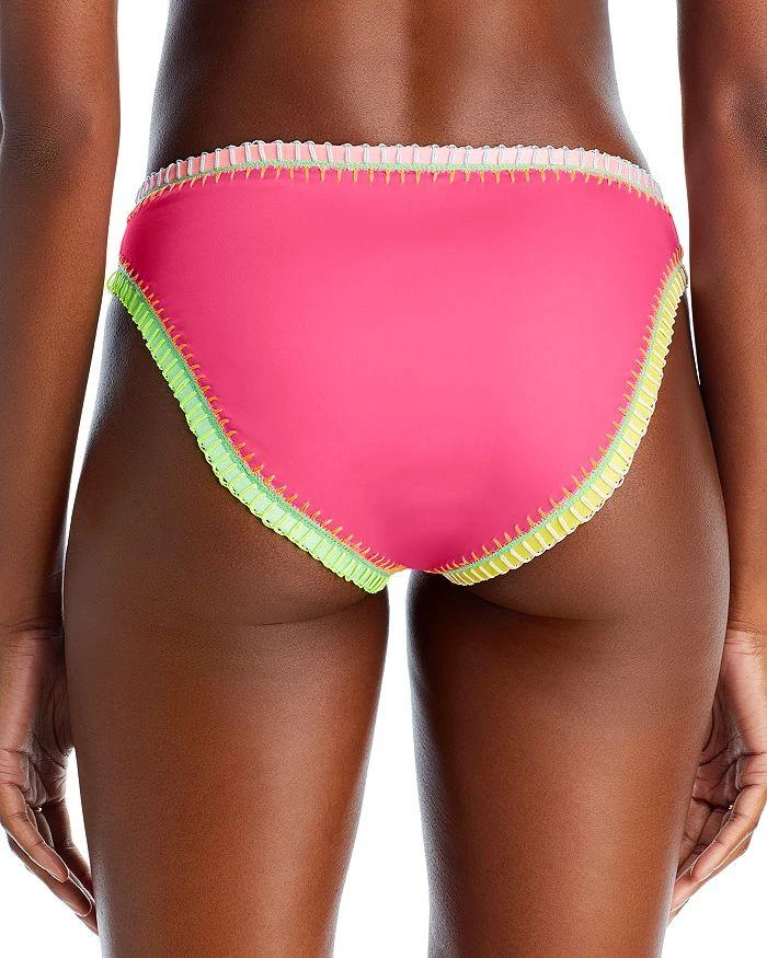 Platinum inspired by Solange Ferrarini Crochet Trim High Waist Bikini Bottom 3