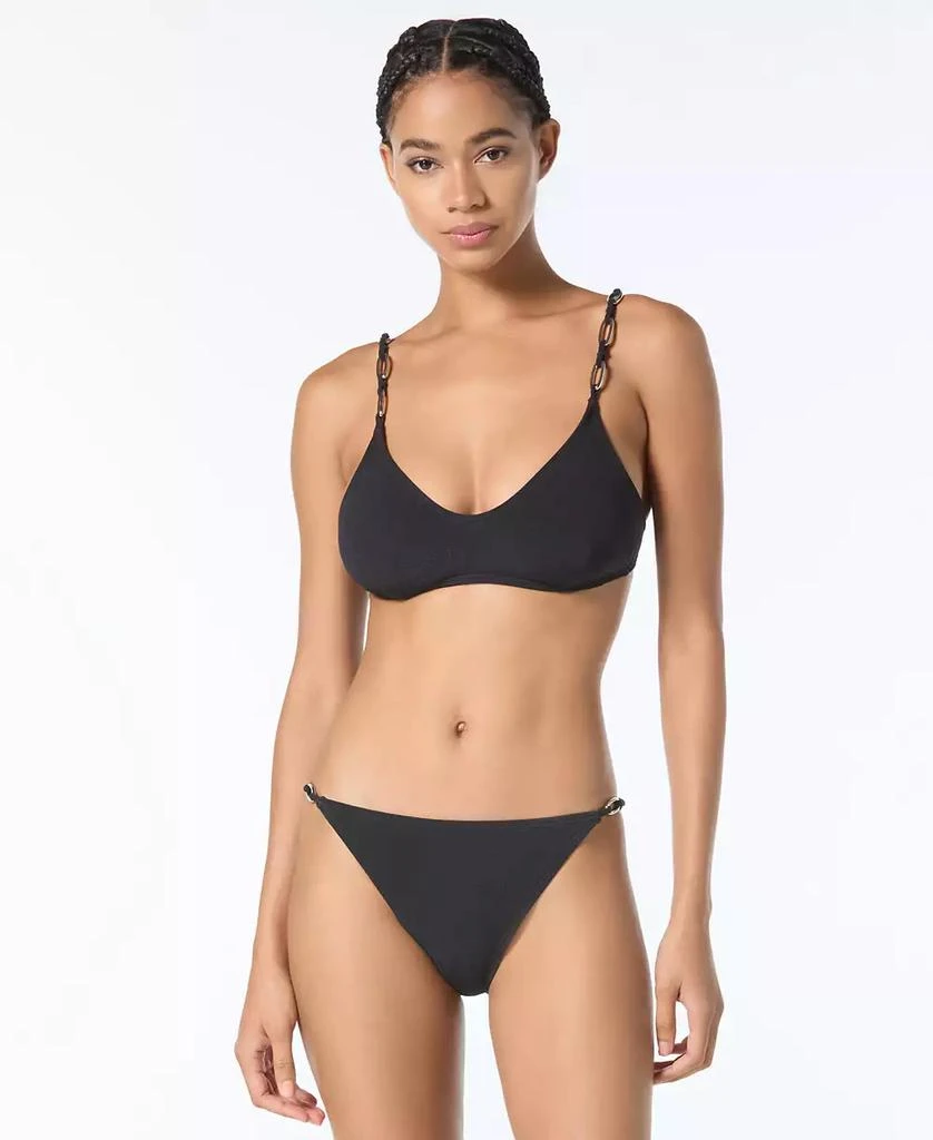 Michael Kors Michael Kors Women
s Oval Link Swim Bralette Top