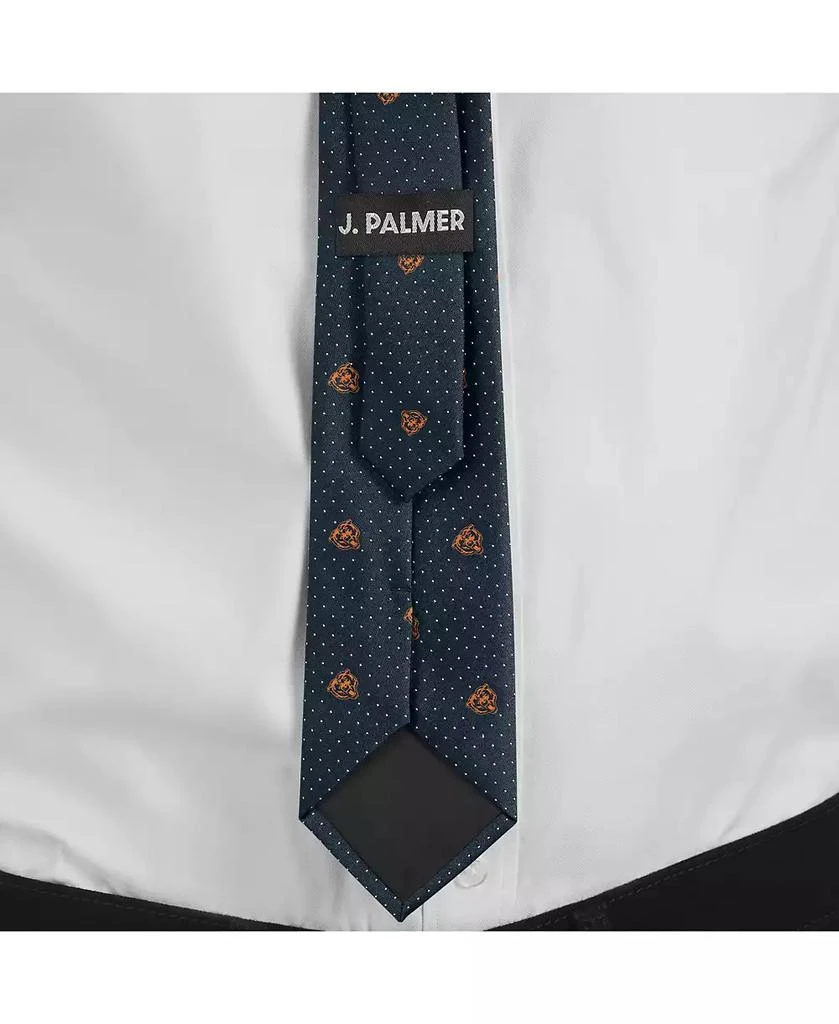 J. Palmer Men's Chicago Bears Game Day Polka Dot Tie 5