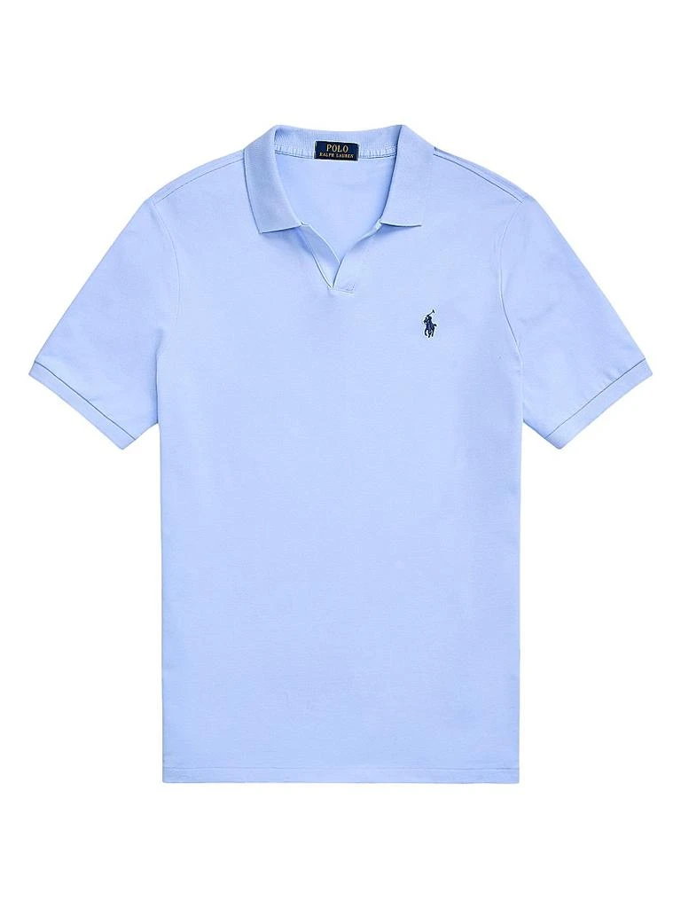 Ralph Lauren Stretch Mesh Johnny Collar Polo Shirt Polo Shirts
