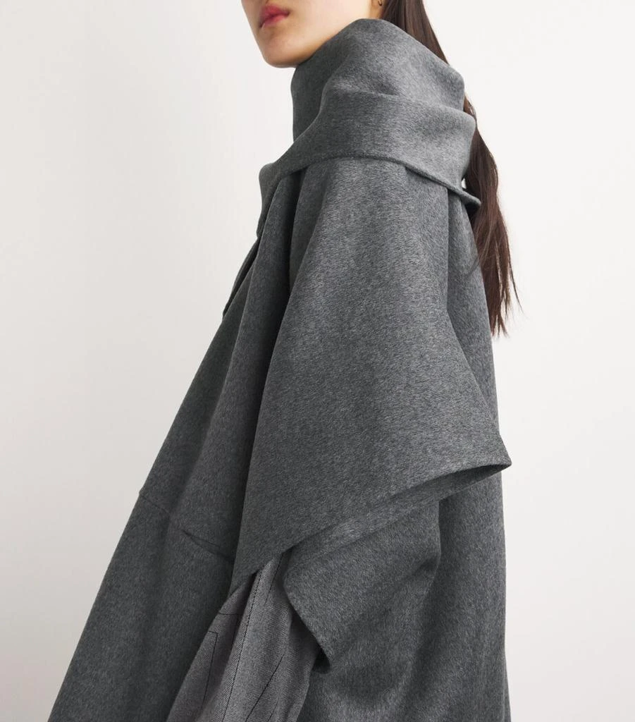 Totême Wool Double Scarf Coat 6