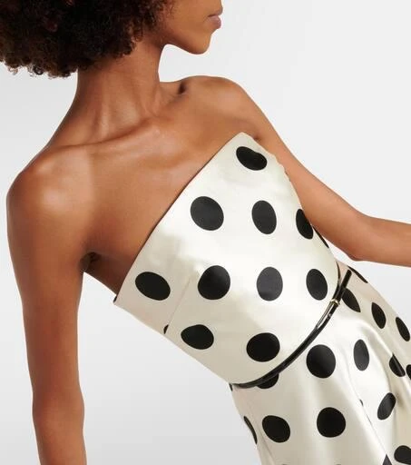 Max Mara Cippo polka-dot cotton and silk maxi dress 6