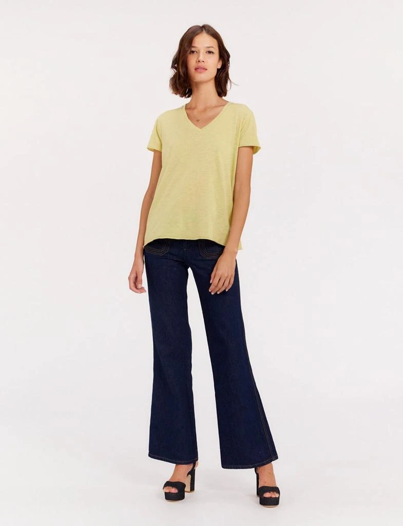 INES DE LA FRESSANGE PARIS Lemon V-neck tee shirt Katalina 2