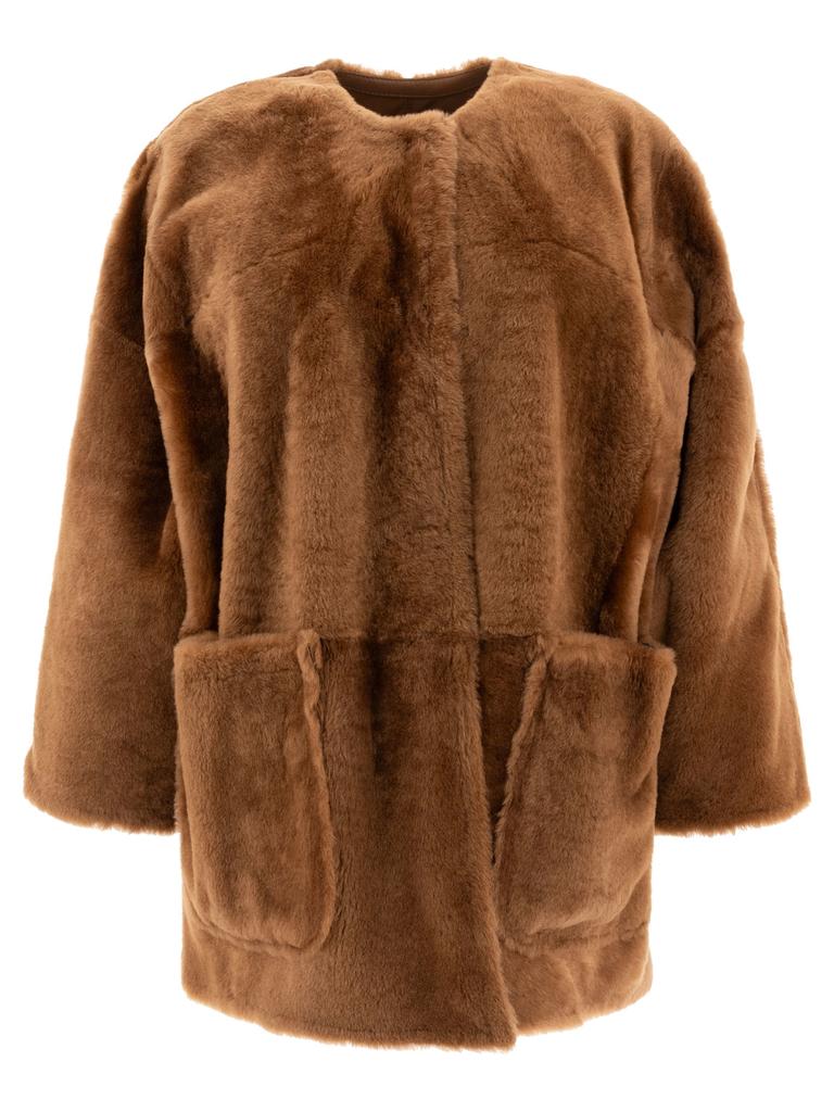 Shop LACON SHEARLING REVERSIBLE COAT on Sale at BeyondStyle – Get
