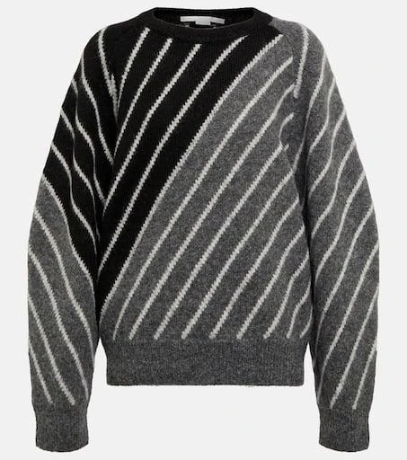 Stella McCartney Striped wool-blend sweater 1