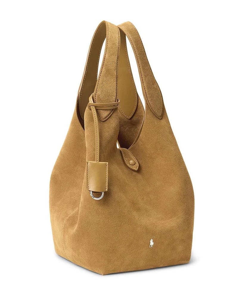 Ralph Lauren Polo Play Suede Medium Tote 5
